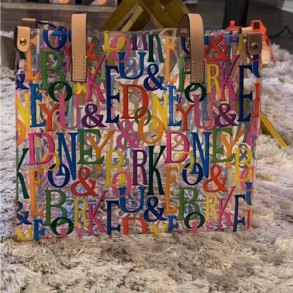 Dooney & Bourke Multicolor Logo Tote